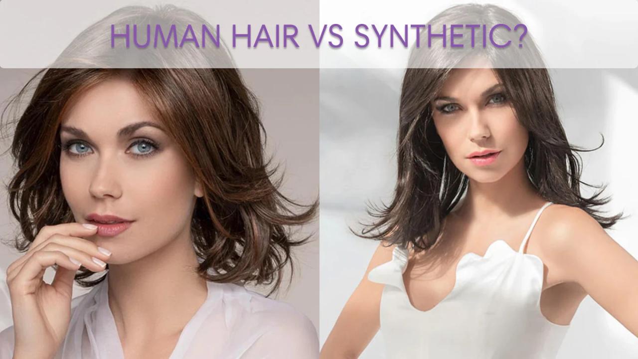 Wigs synthetic wig difference advantages