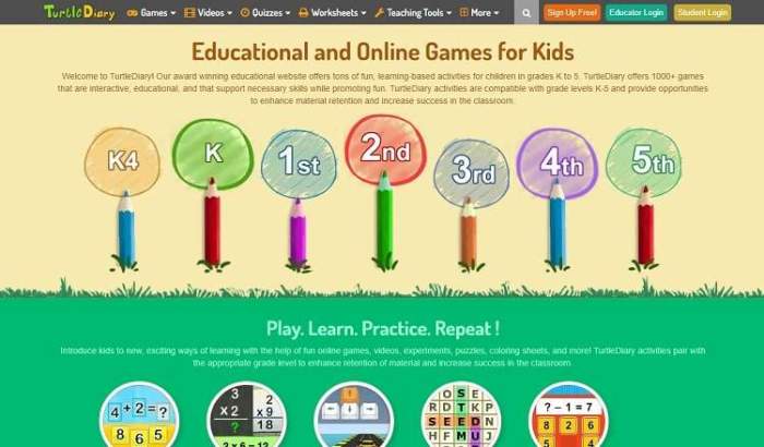 Kids learning learn fun game games description